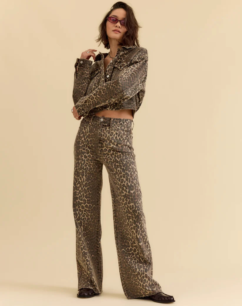 Far Out High Rise Wide Leg by Daze