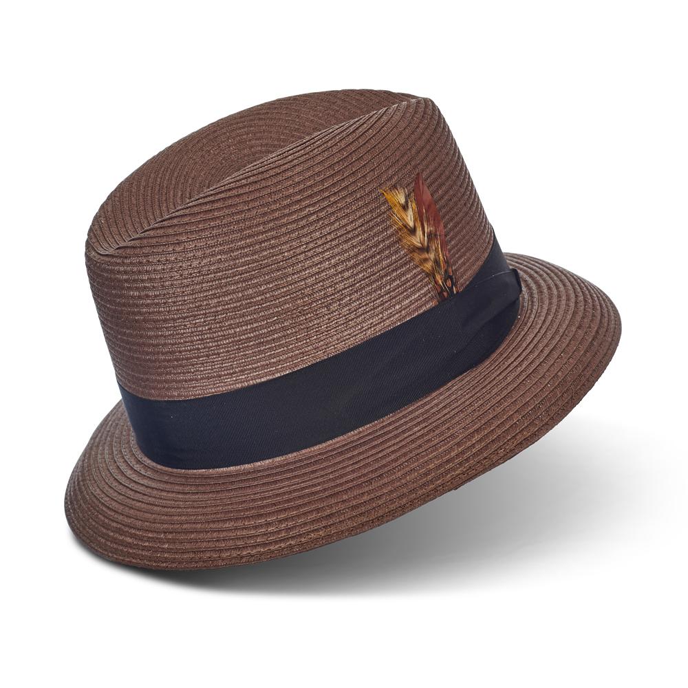 Pinzano Brown Milan Straw Hat