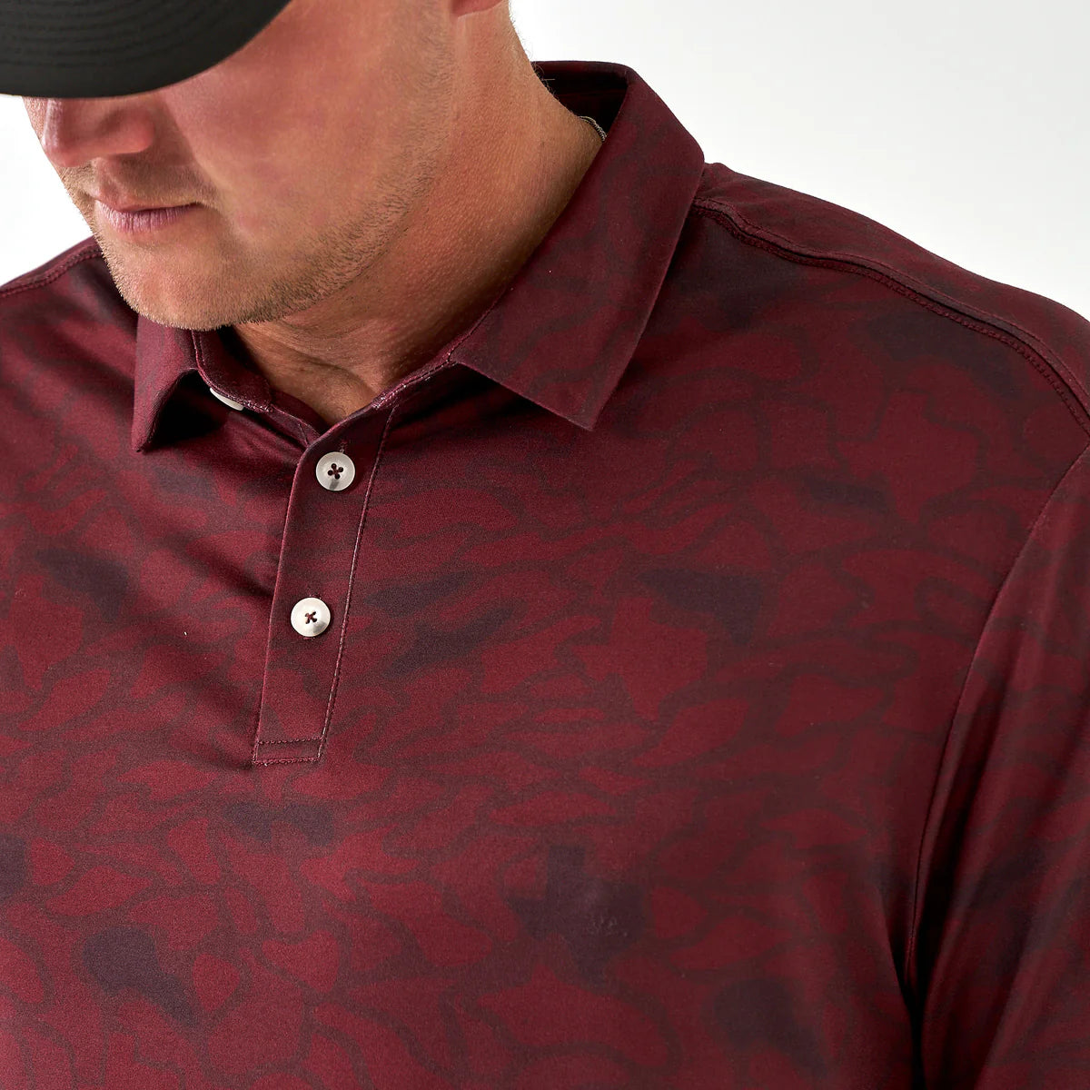 Performance Polo by Burlebo- Maroon Texas