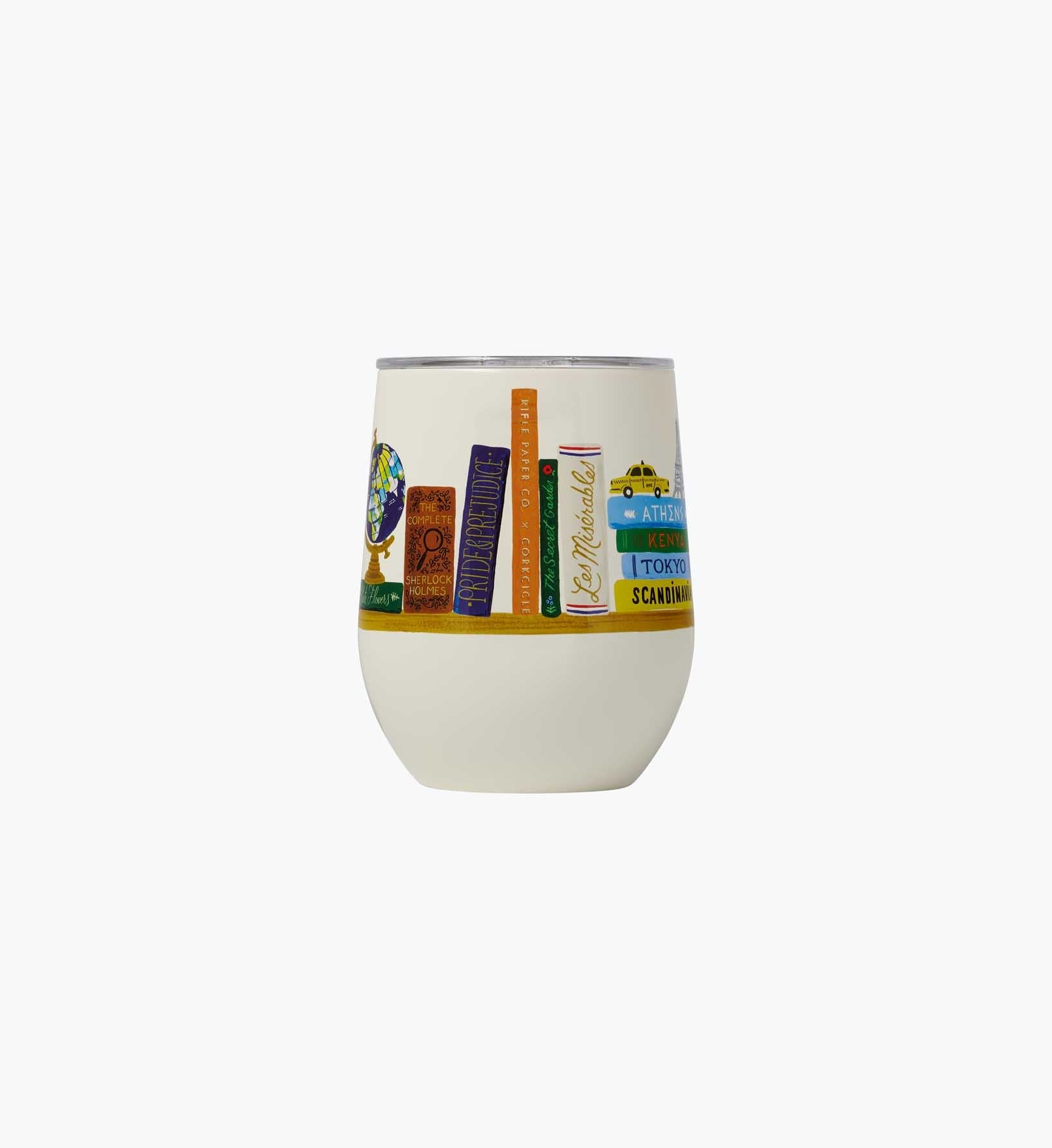 Corkcicle Rifle Paper Co. 12oz Stemless / Book Club