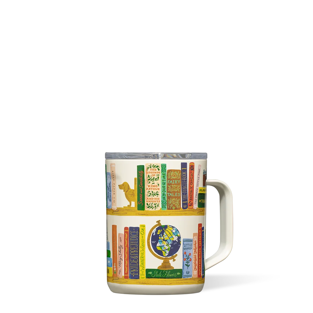 Corkcicle & Rifle Paper 16oz Classic Coffee Mug / Book Club