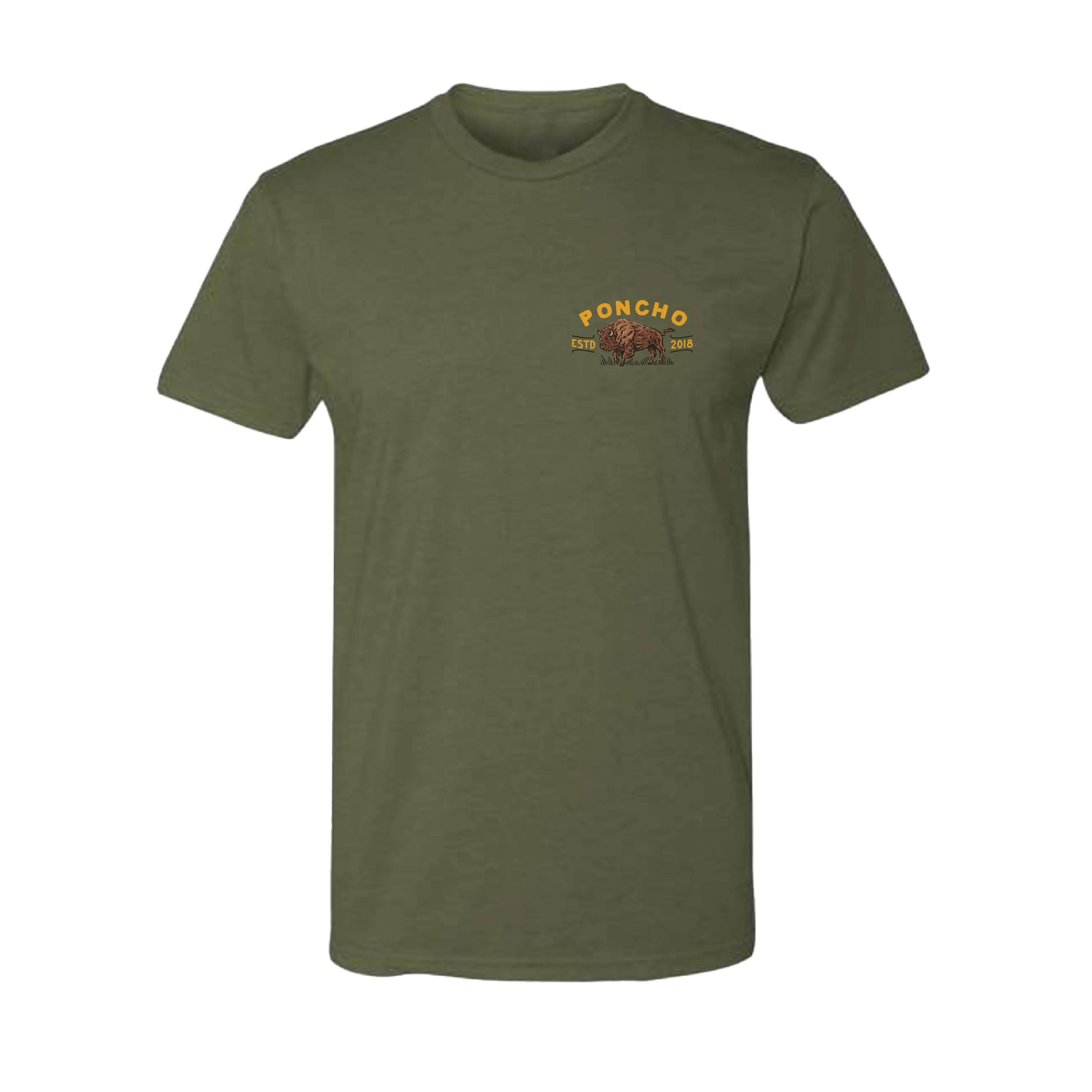 Roaming Bison T-shirt By Poncho