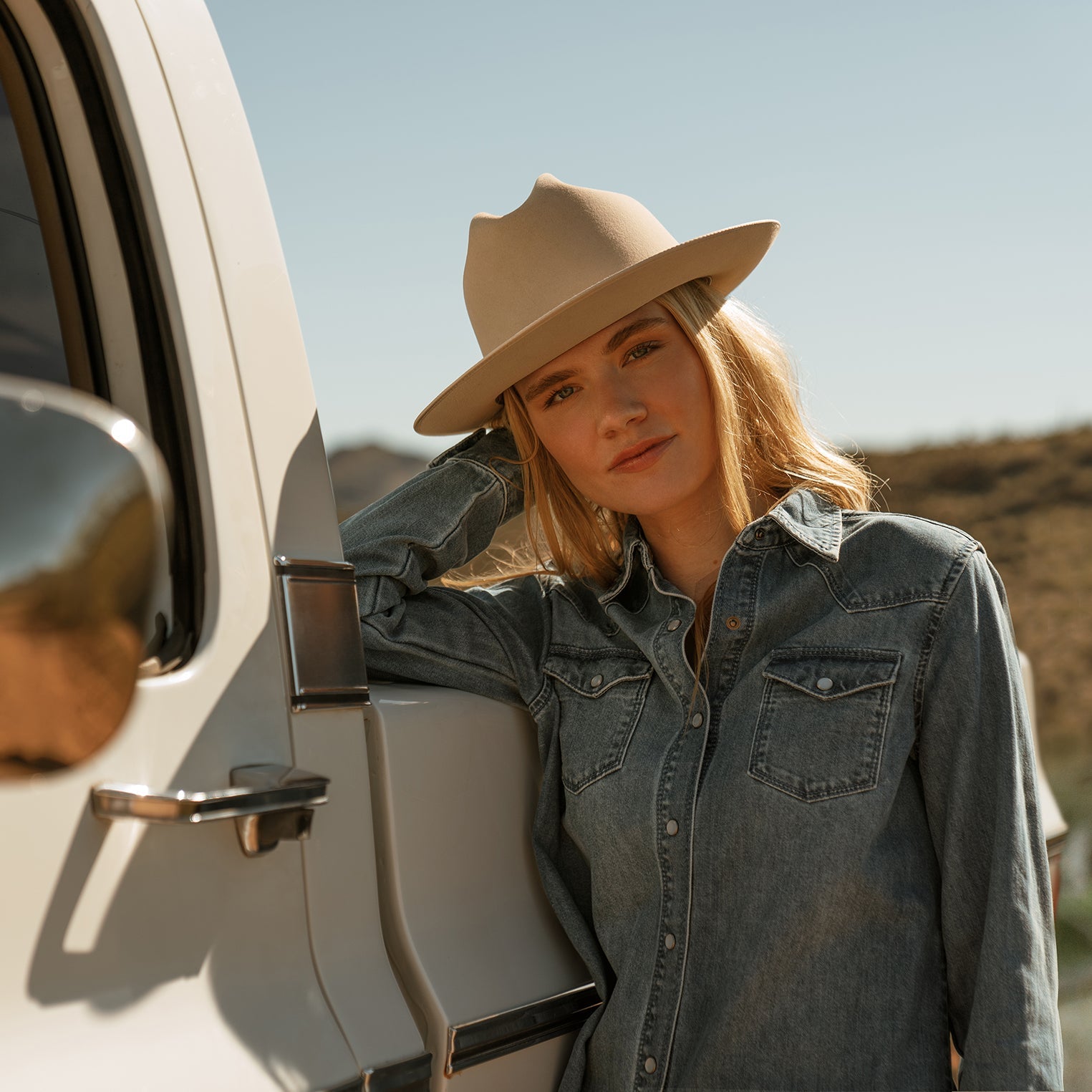 Open Road Silver Belly 6X Felt Cowboy Hat