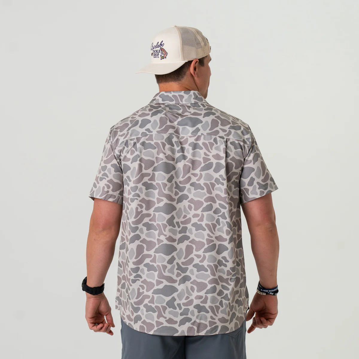 Classic Deer Camo- Performance Button Up by Burlebo