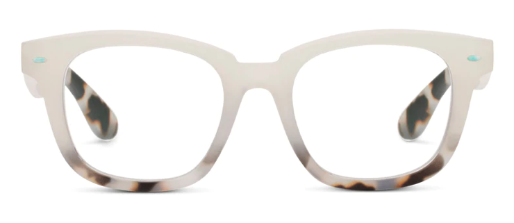 Hidden Gem Frost/Chai Tortoise - Peepers Reading Glasses