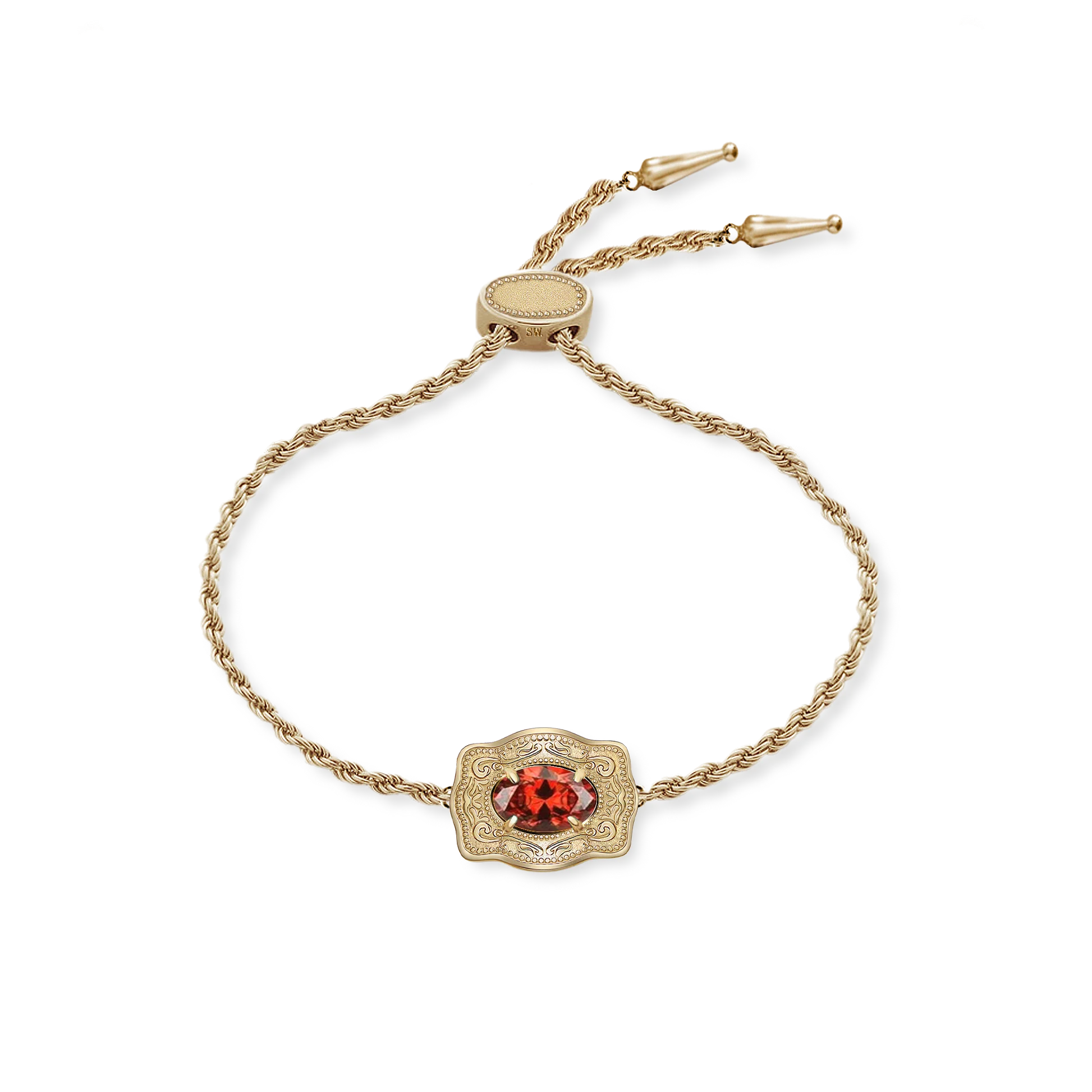 SpurWest Ultra Mini Belt Buckle Bracelet - Gold -January