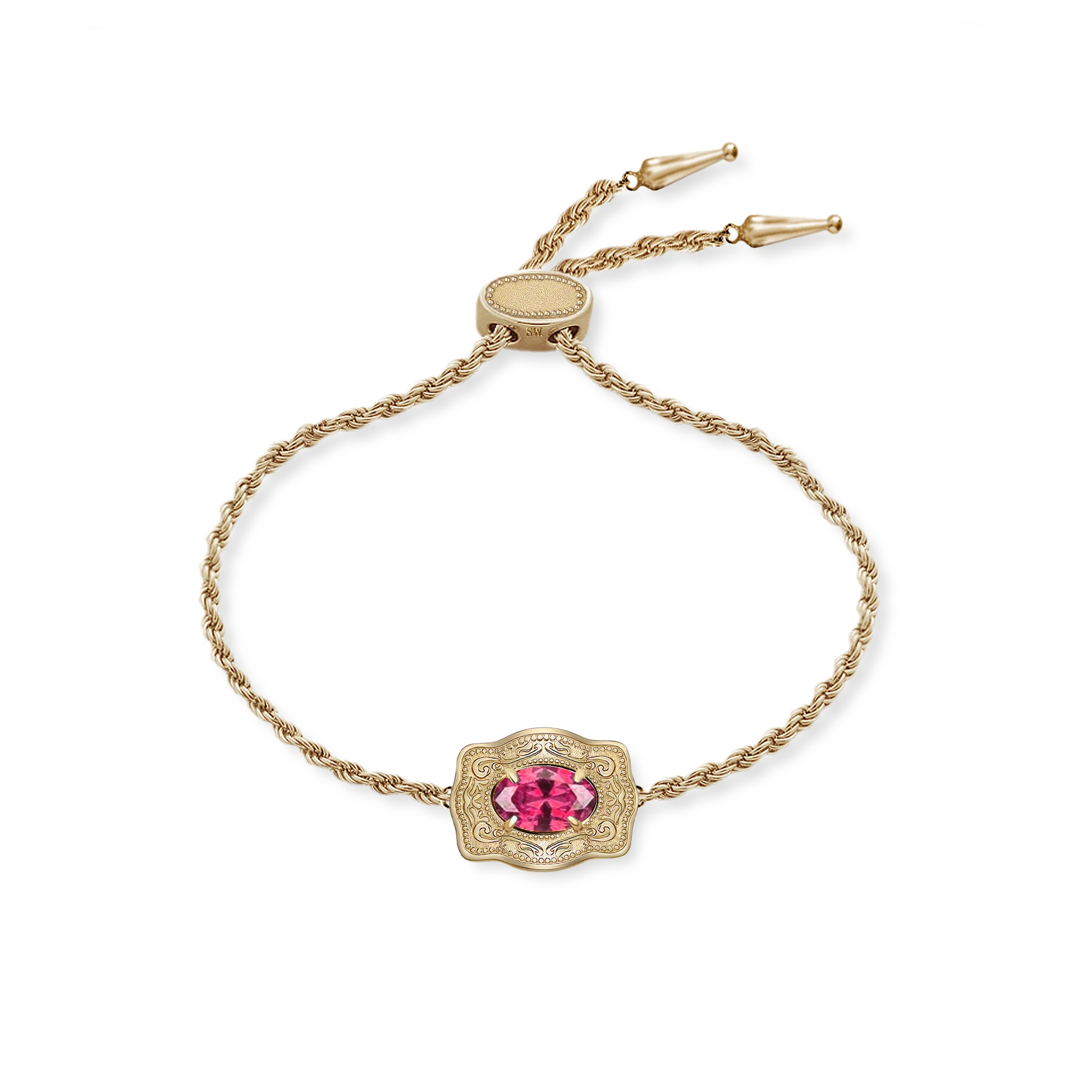 SpurWest Ultra Mini Belt Buckle Bracelet - Gold -July