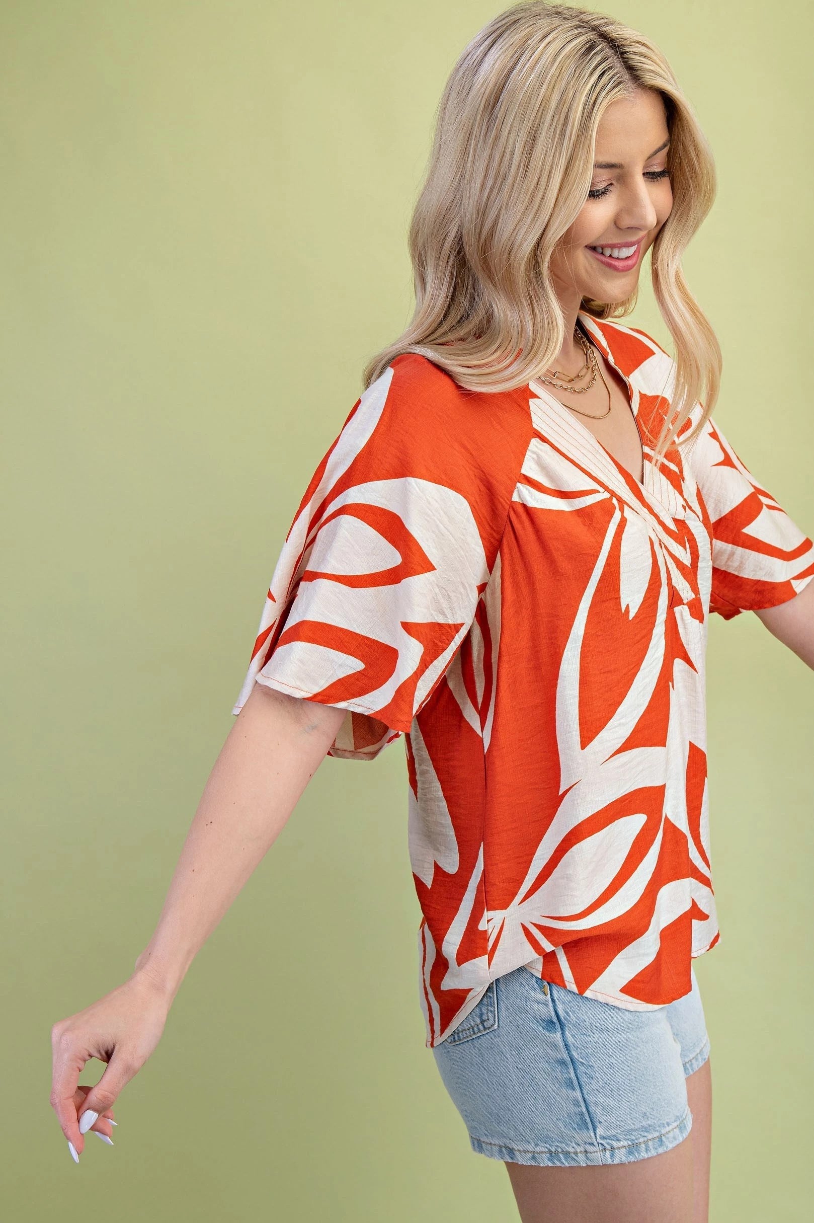 Island Breeze Trapunto Blouse
