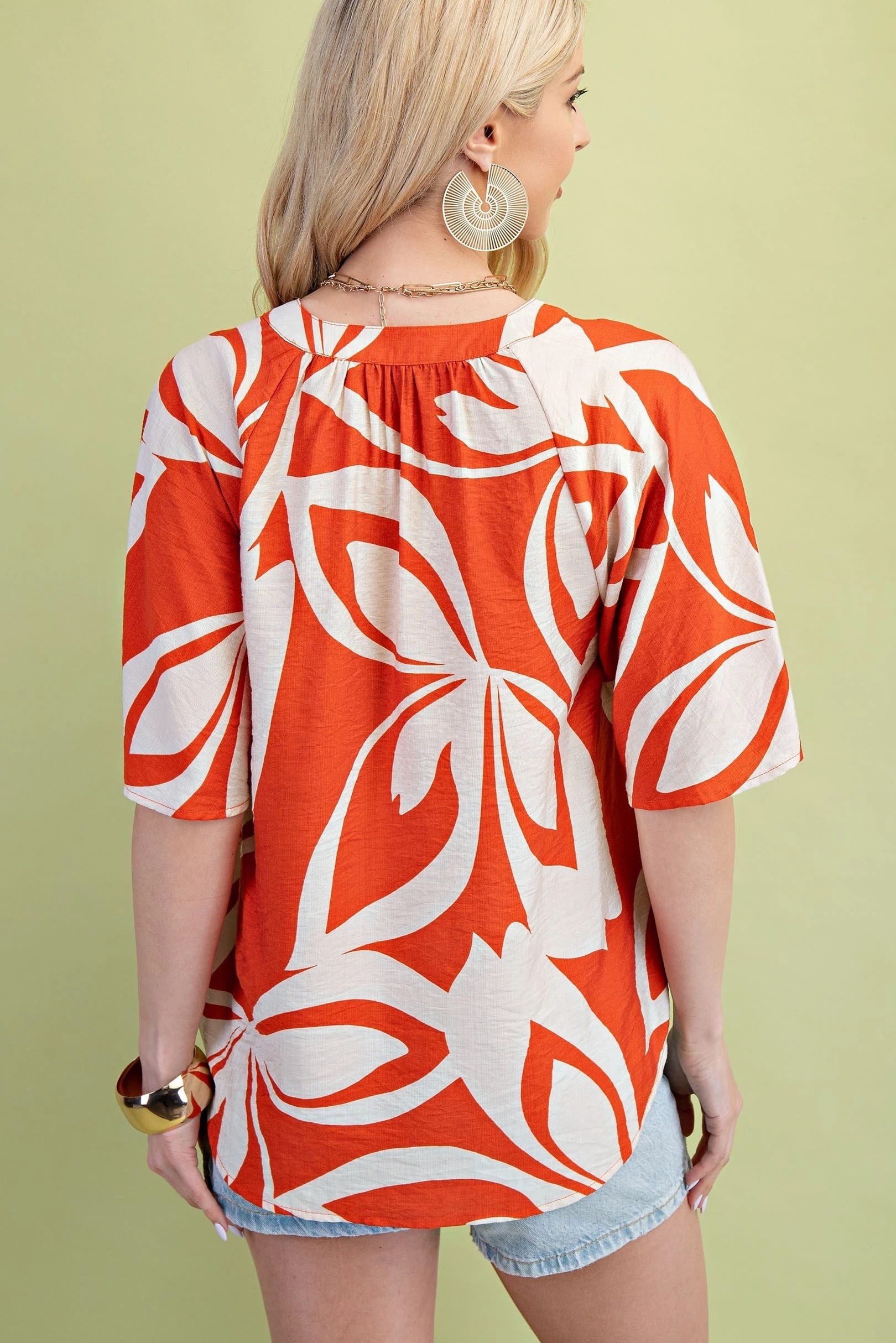 Island Breeze Trapunto Blouse