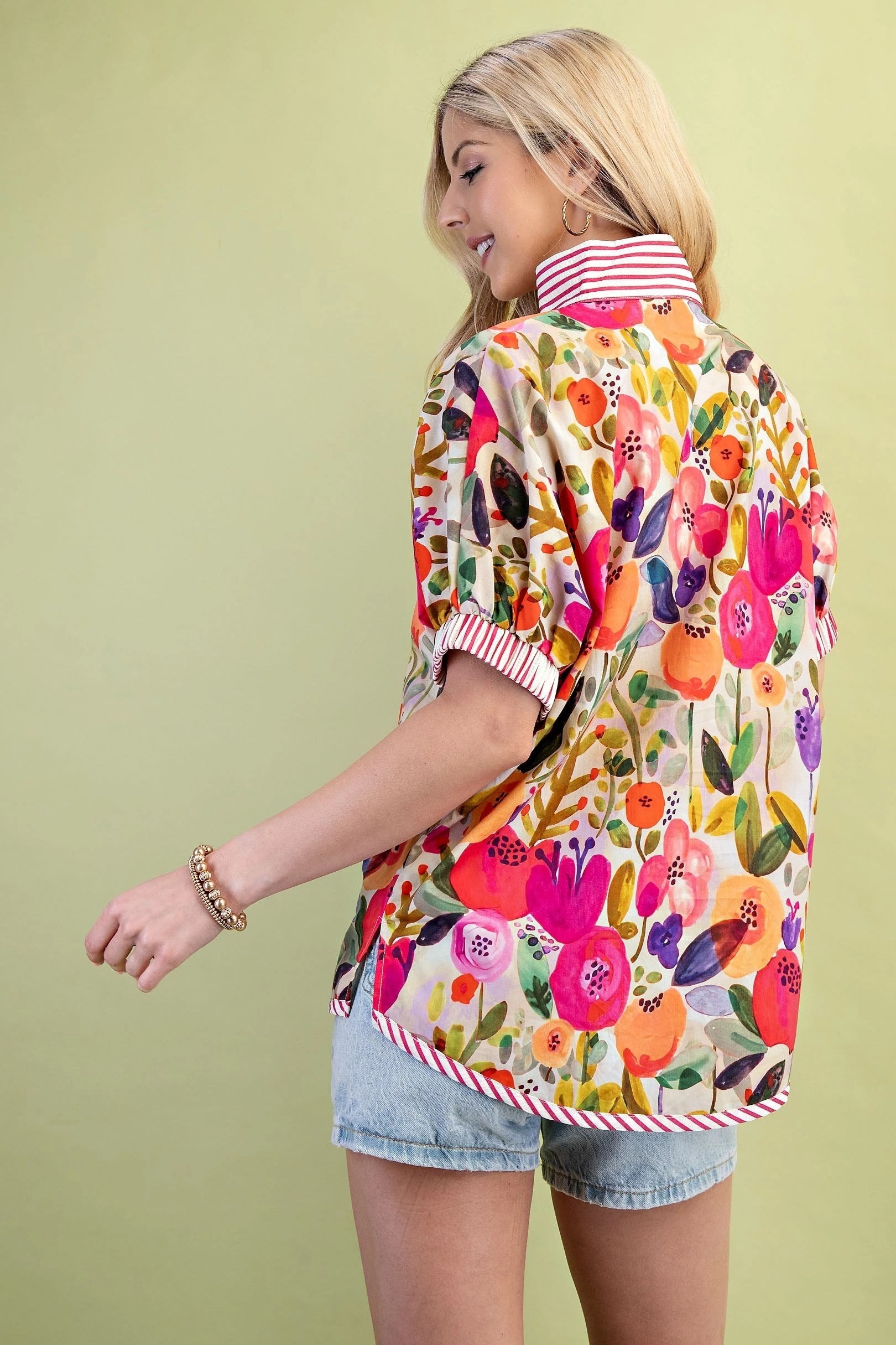 Garden Party Pullover Top