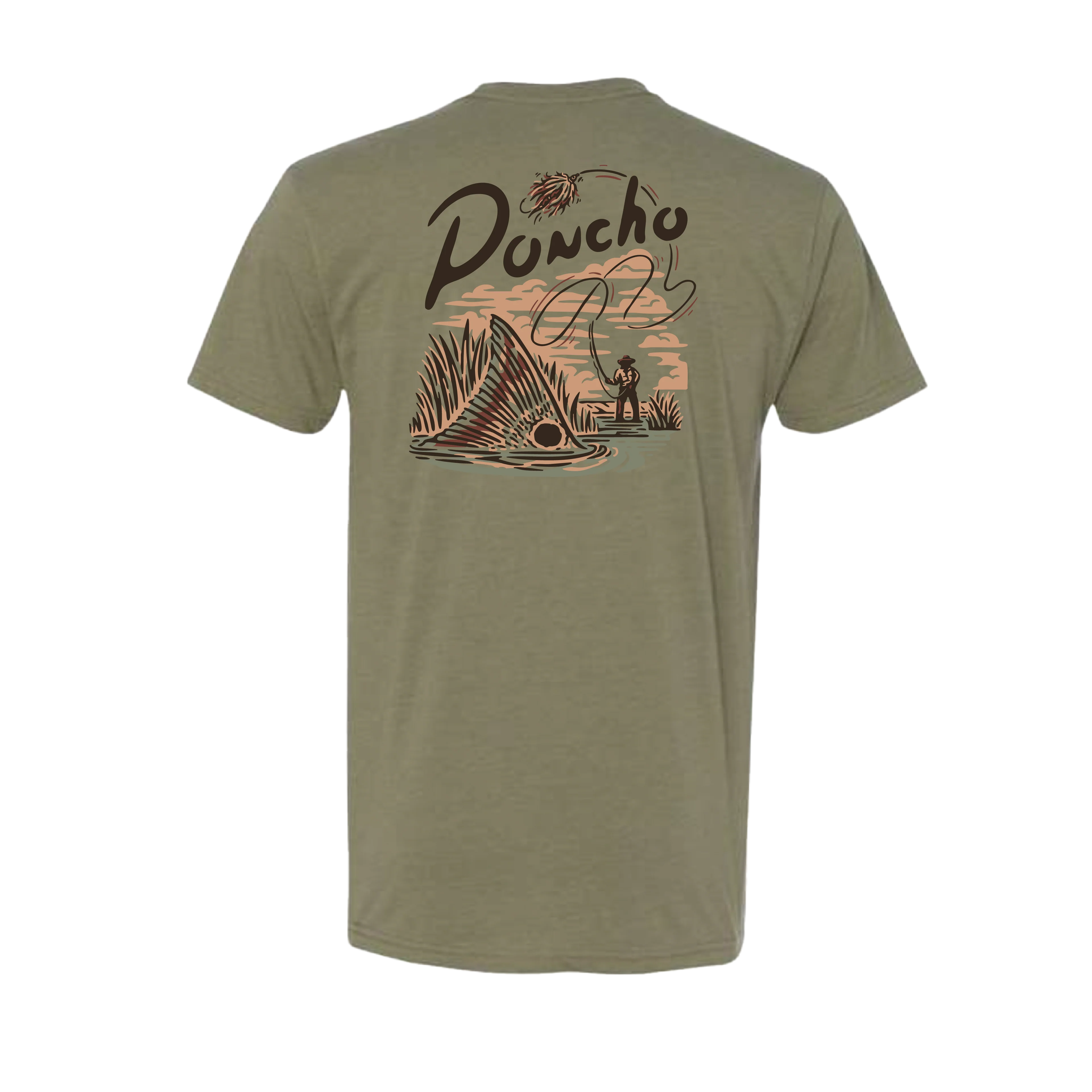 Tailing Red T-shirt By Poncho