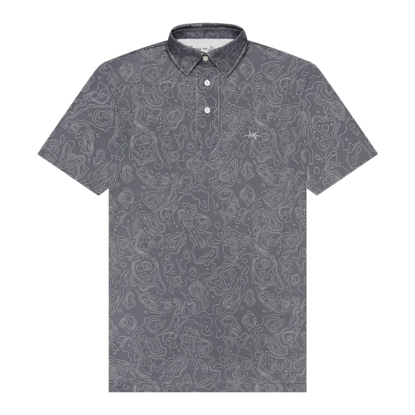 Big Bend Topo Polo- Gunpowder Grey