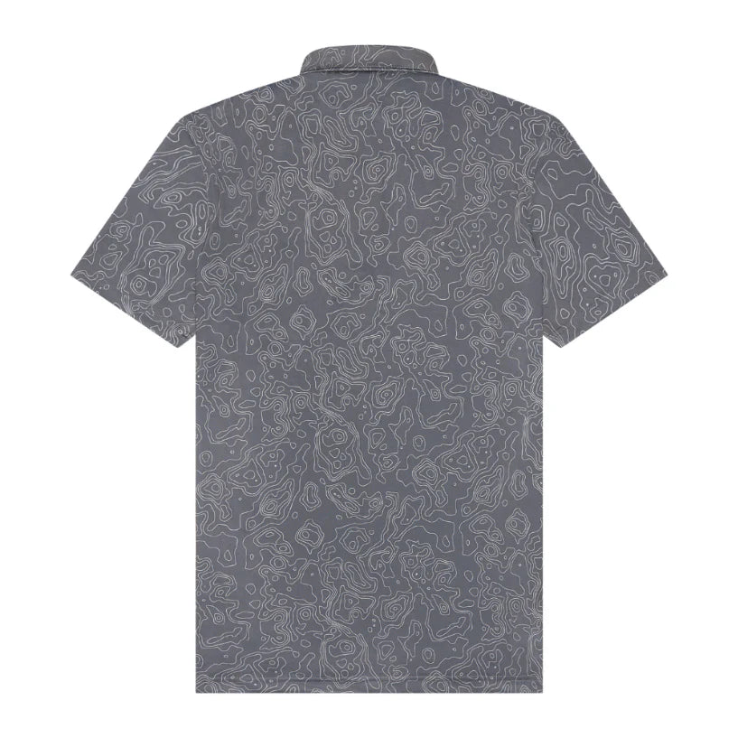 Big Bend Topo Polo- Gunpowder Grey