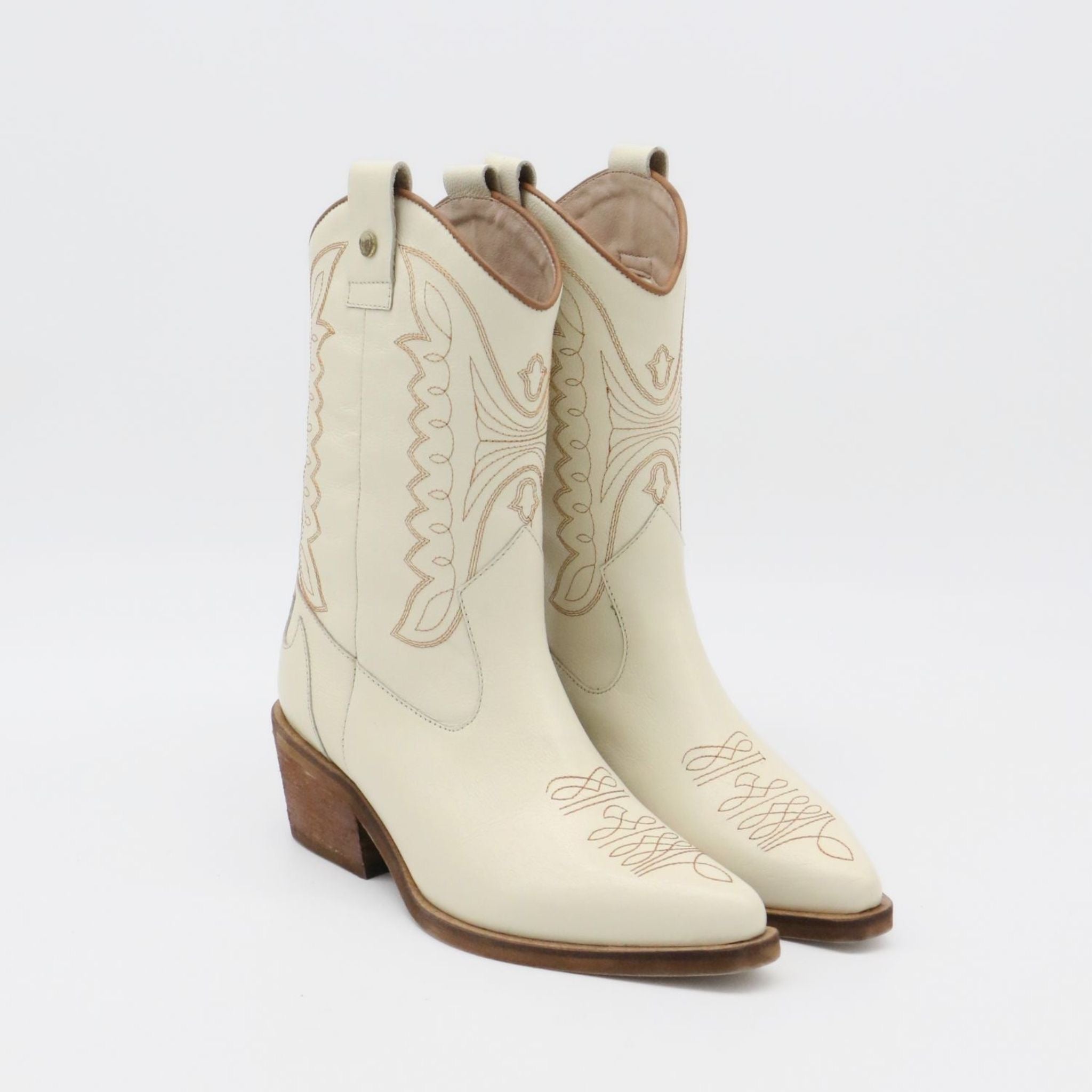 Unstoppable Ivory Western Cowgirl Boots