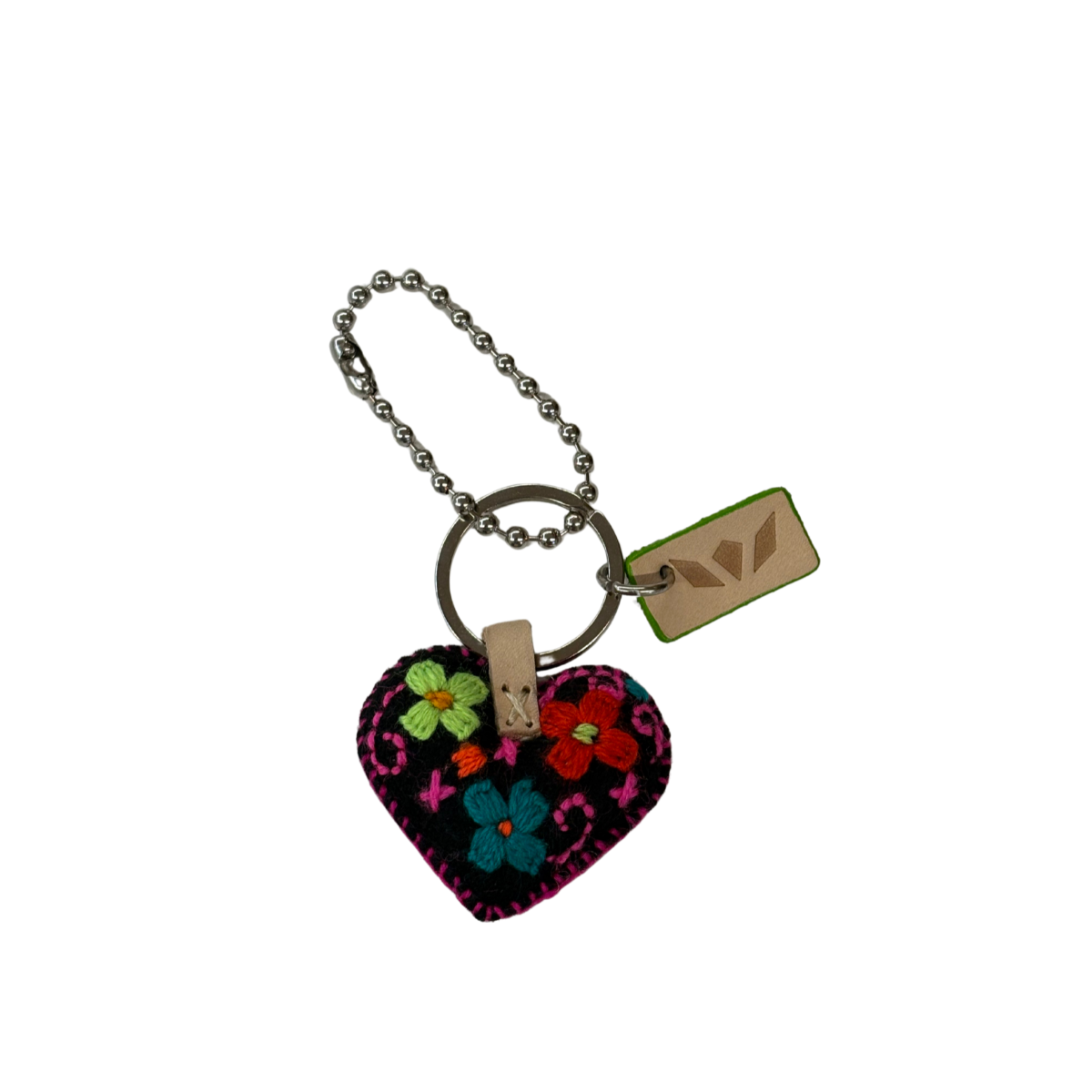 Corazon Chica Charm- Black