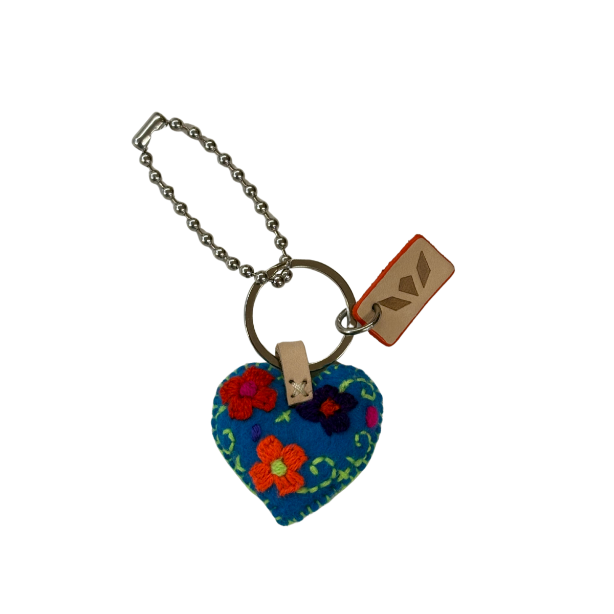 Corazon Chica Charm- Turquoise