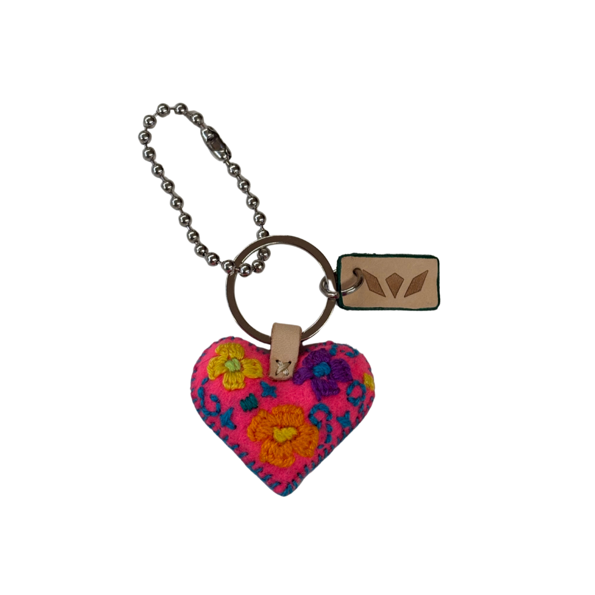 Corazon Chica Charm- Pink