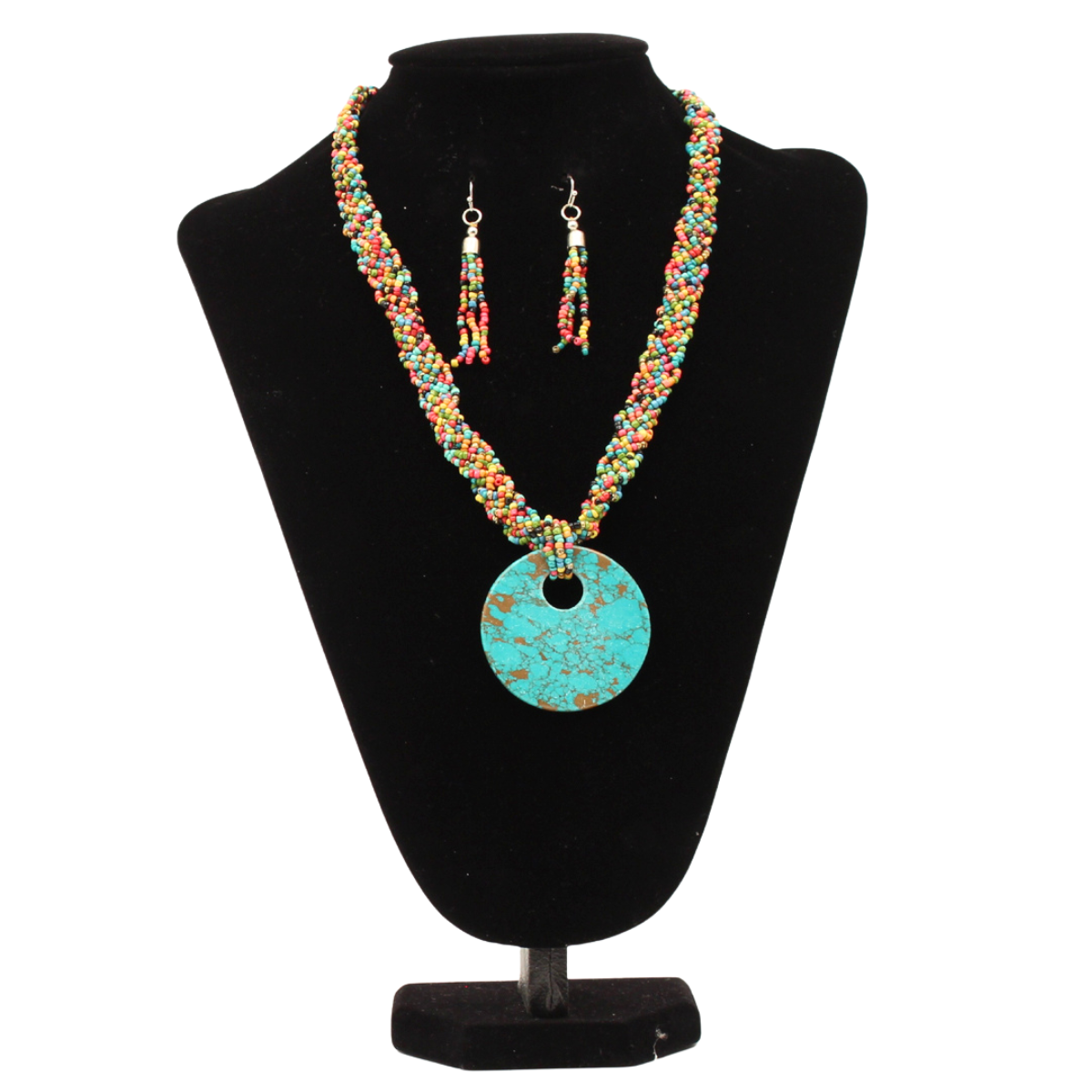 Blazin Roxx Women's Multi-colored Beaded Jewelry Set