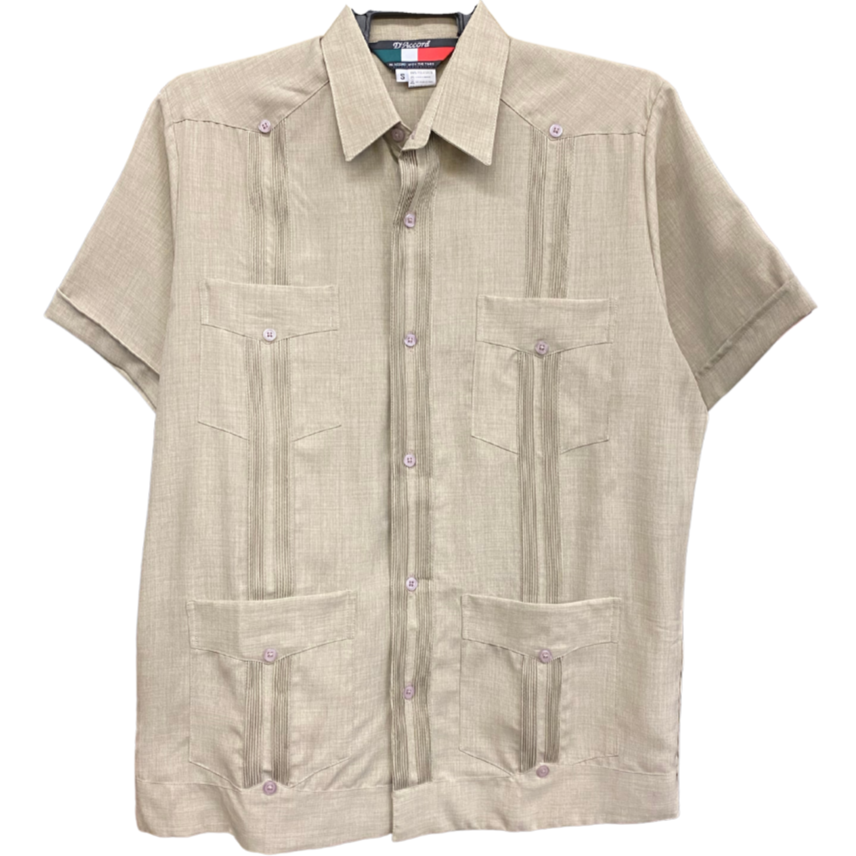 Men's Khaki Guayabera