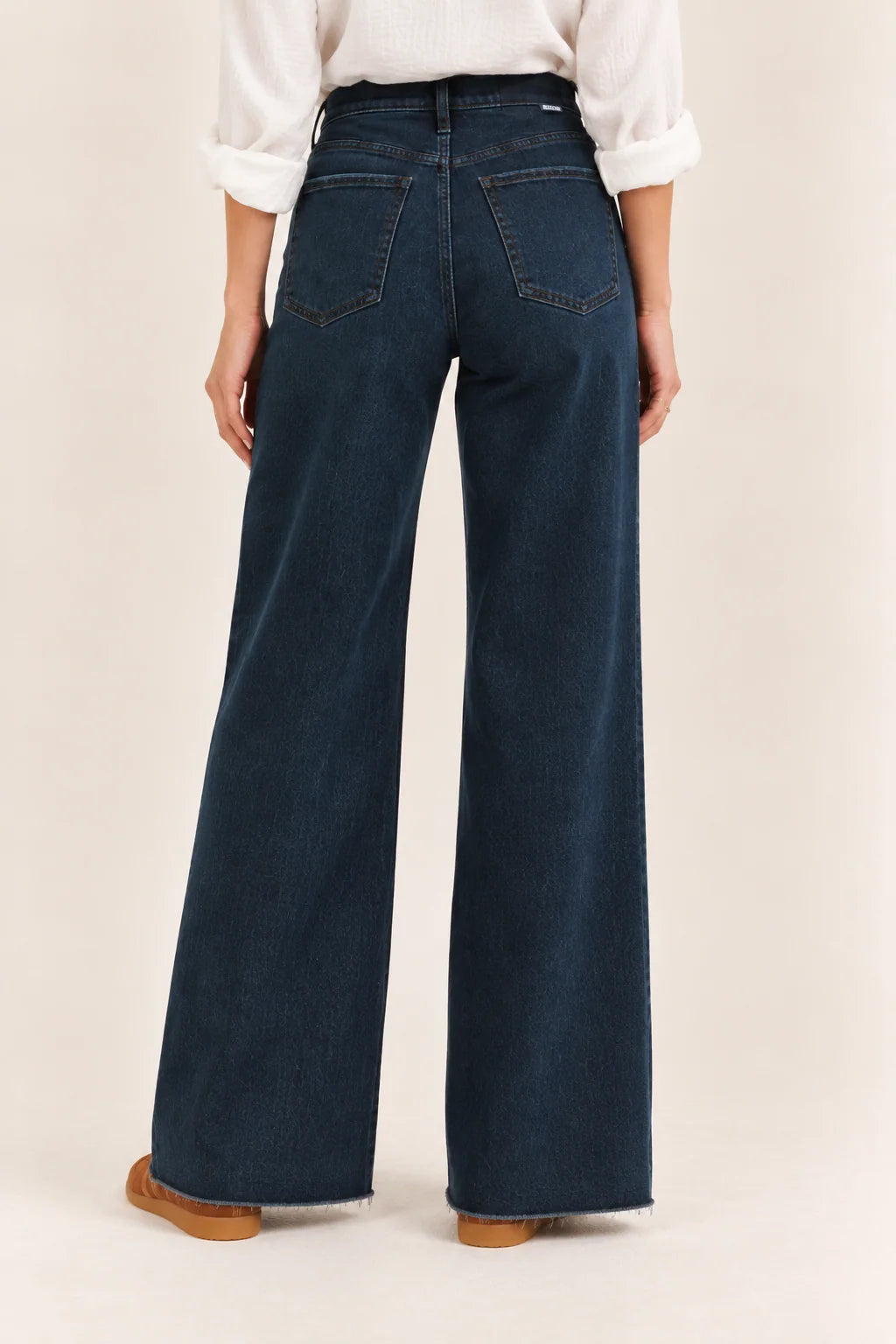 Far Out High Rise Wide Leg/Midnight by Daze