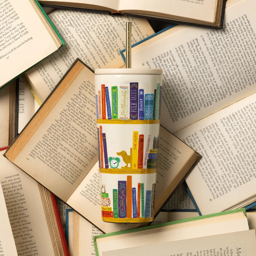 Corkcicle & Rifle Paper 24oz Cold Cup/ Book Club
