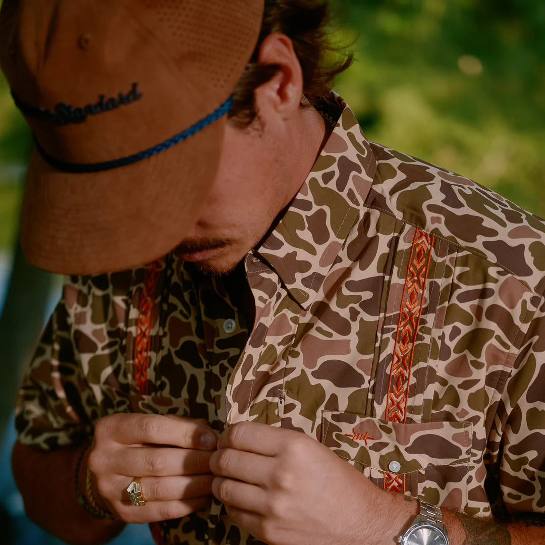 Guayabera Libre-Tejas Camo