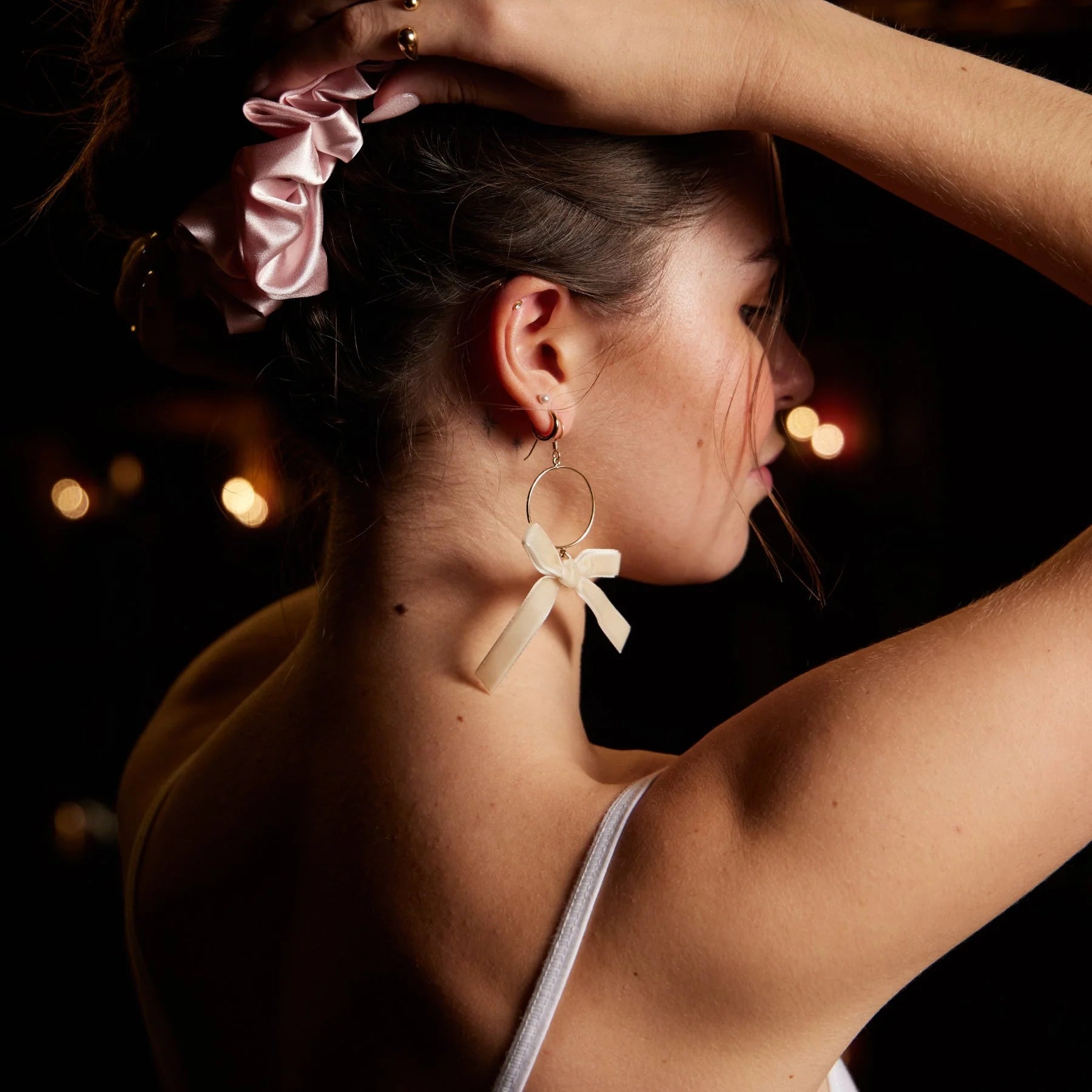 Cream Claras Earrings