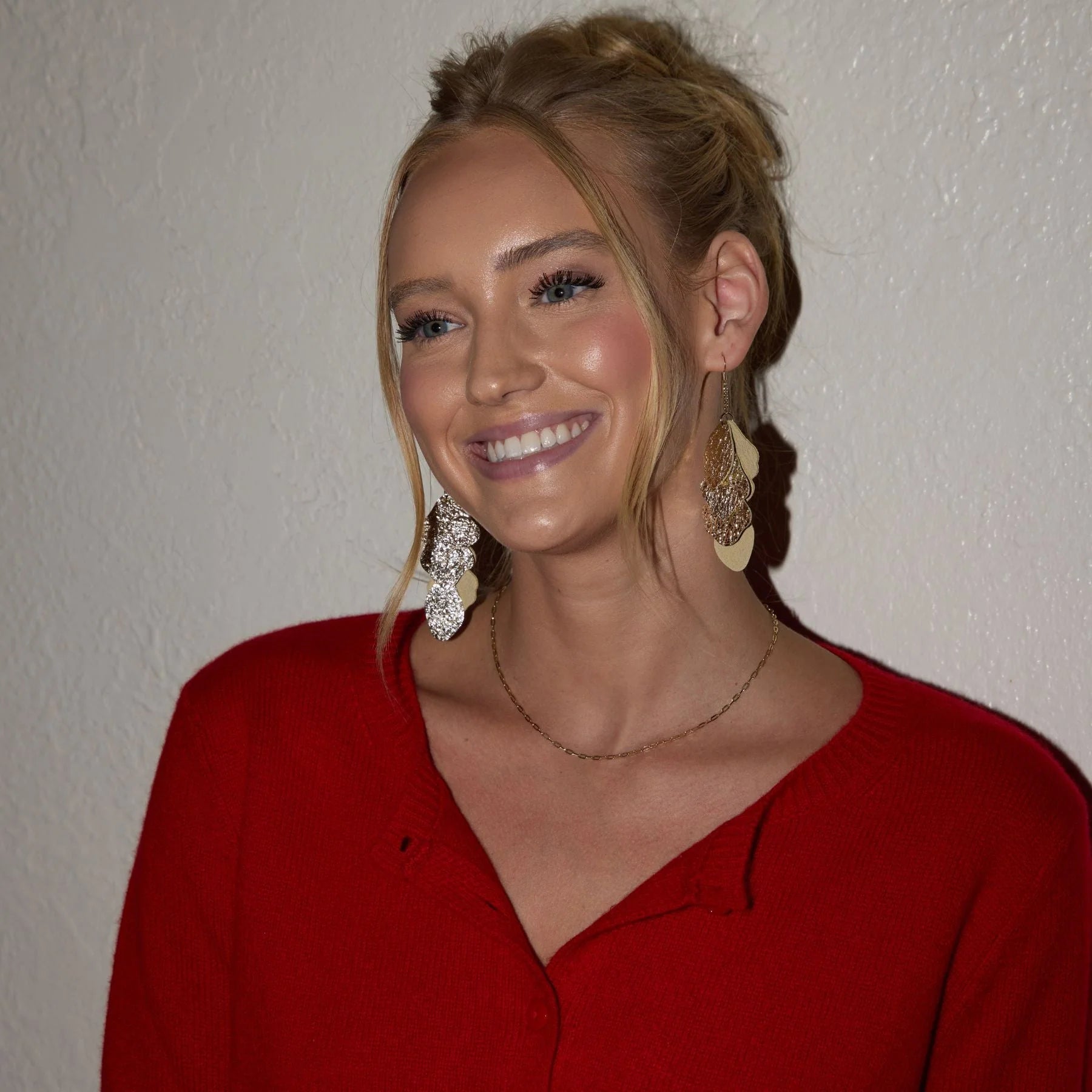 Crushed Gold Florence Earrings