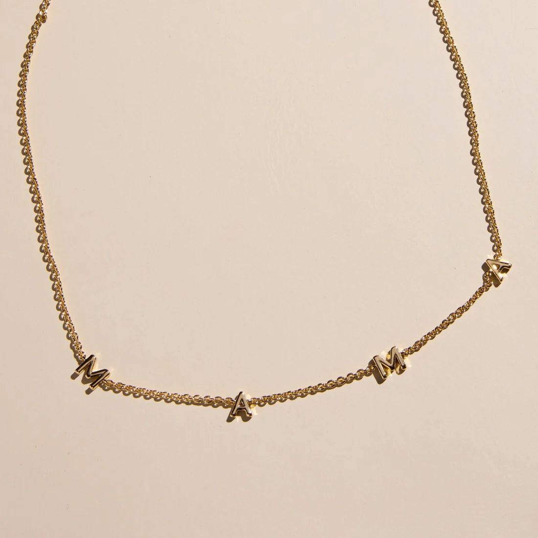 Mama Initial Necklace