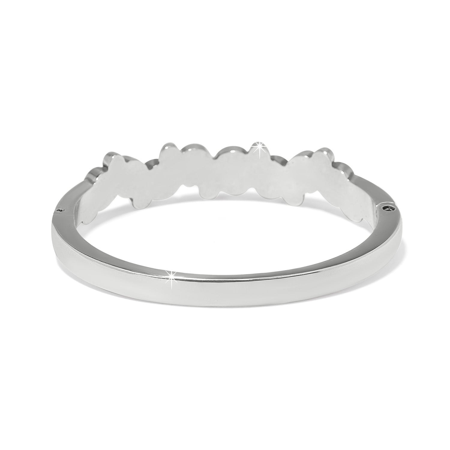 Constella Cluster HInged Bangle/Red