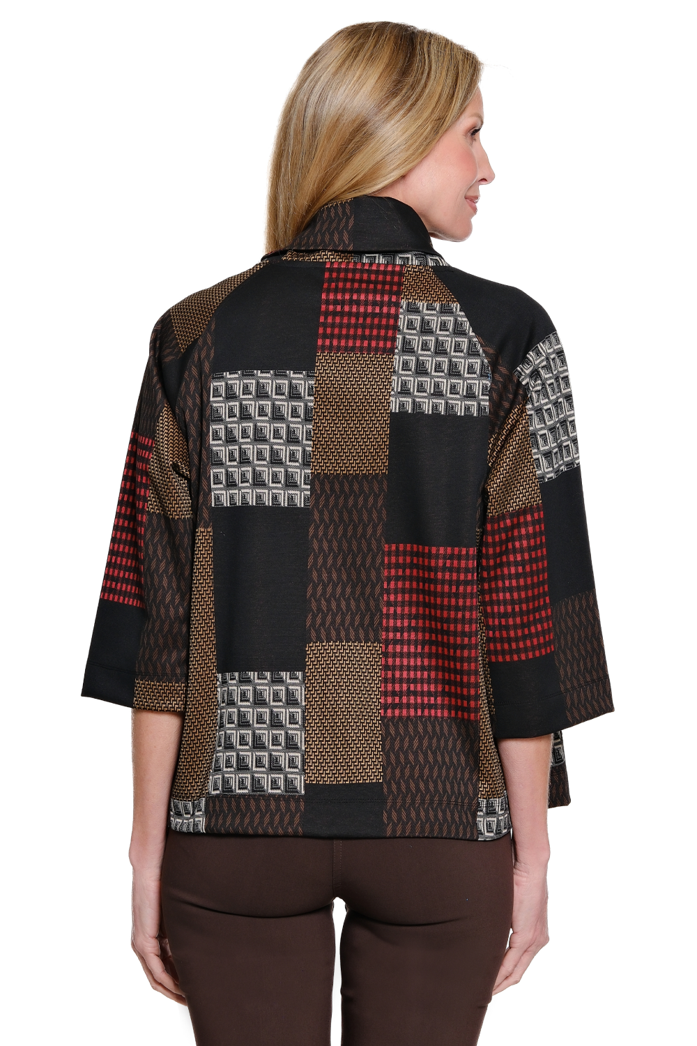 Cowl Neck 3/4 Sleeve Top by Multiples