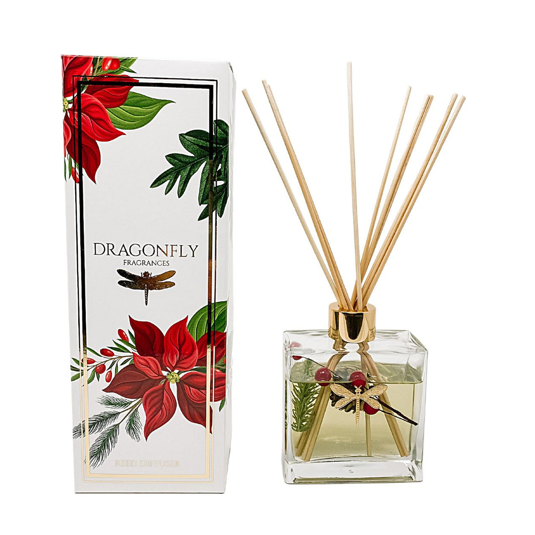 DRAGONFLY POINSETTIA BOTANICAL DIFFUSER