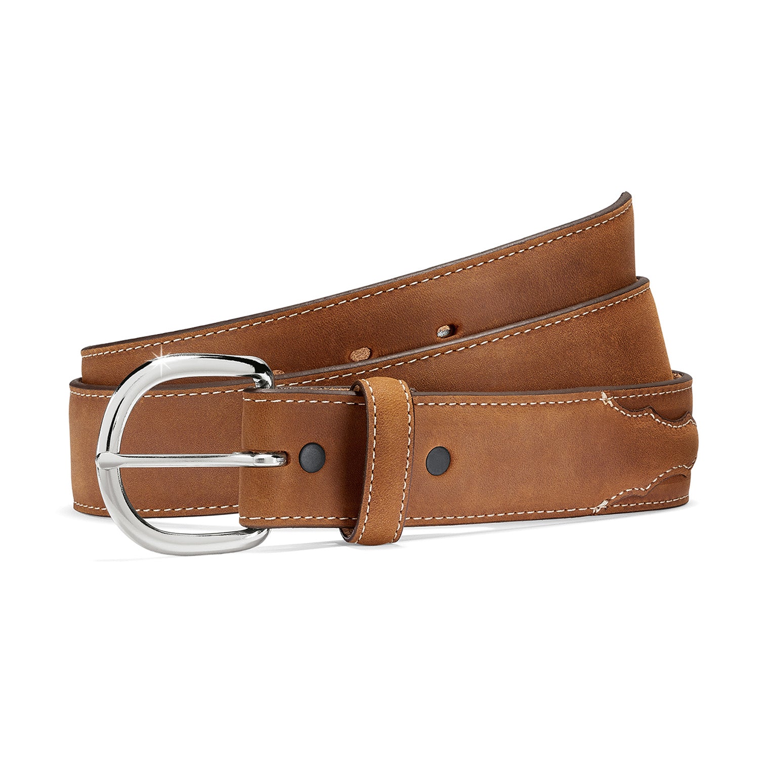 Classic Men's Brown Western Belt by Justin Belts