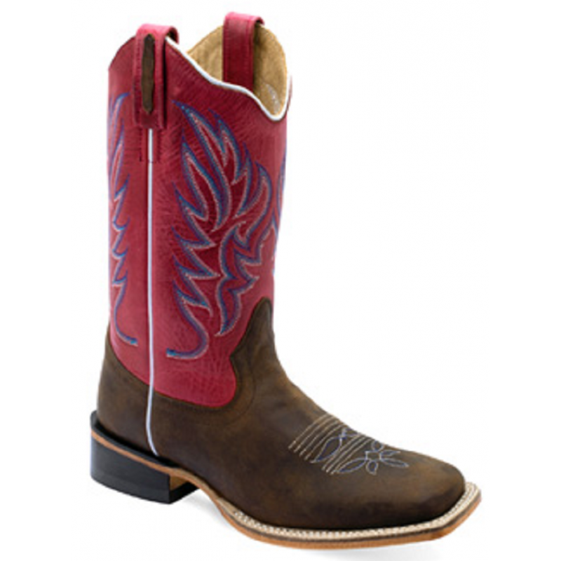 Ladies  Broad Square Toe Cowgirl Boots