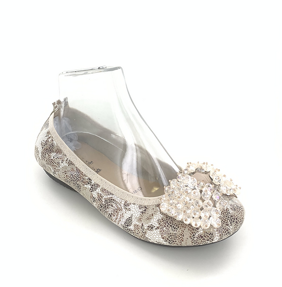 Taupe Ballerina Style Shoe