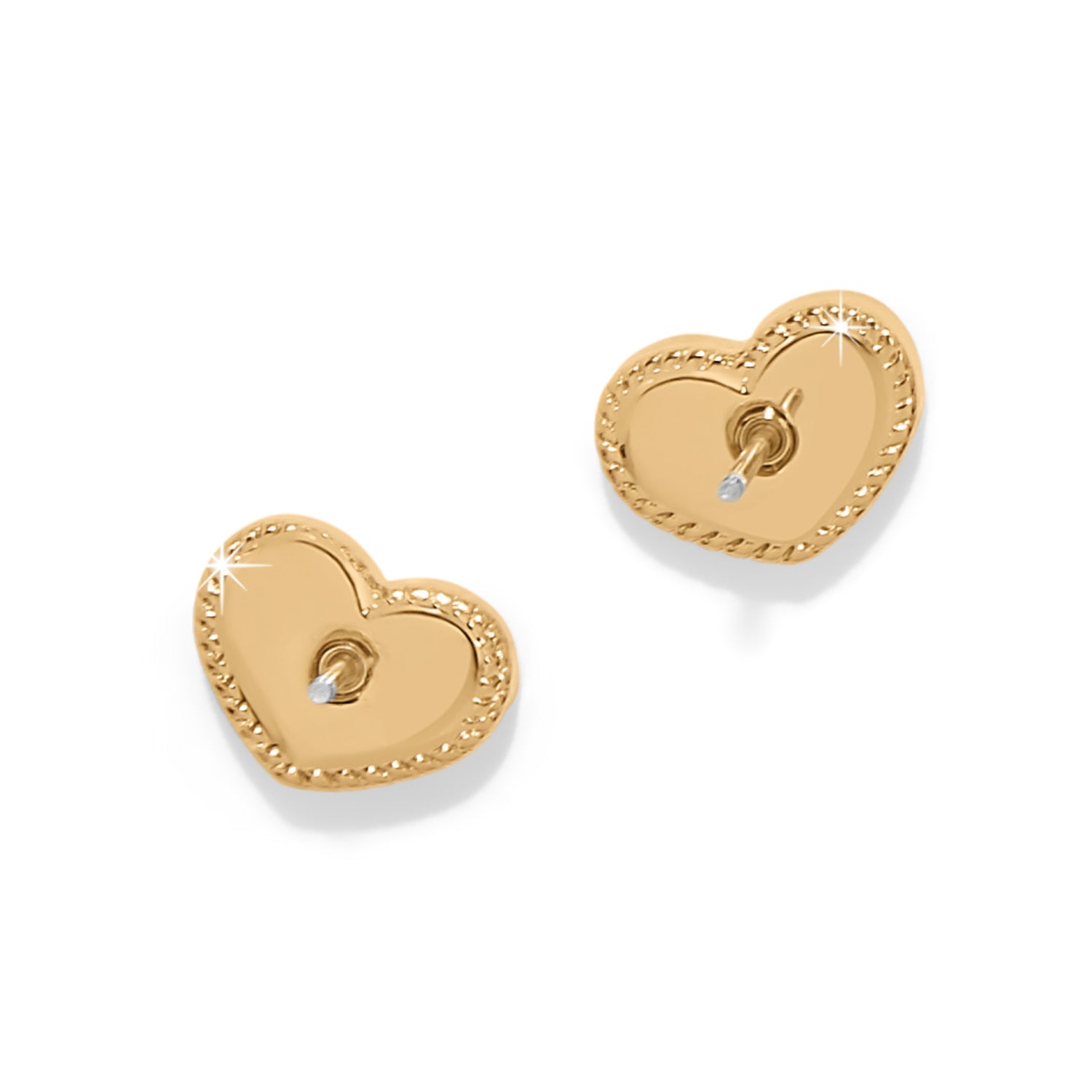 Illumina Celeste Heart Gold Post Earrings