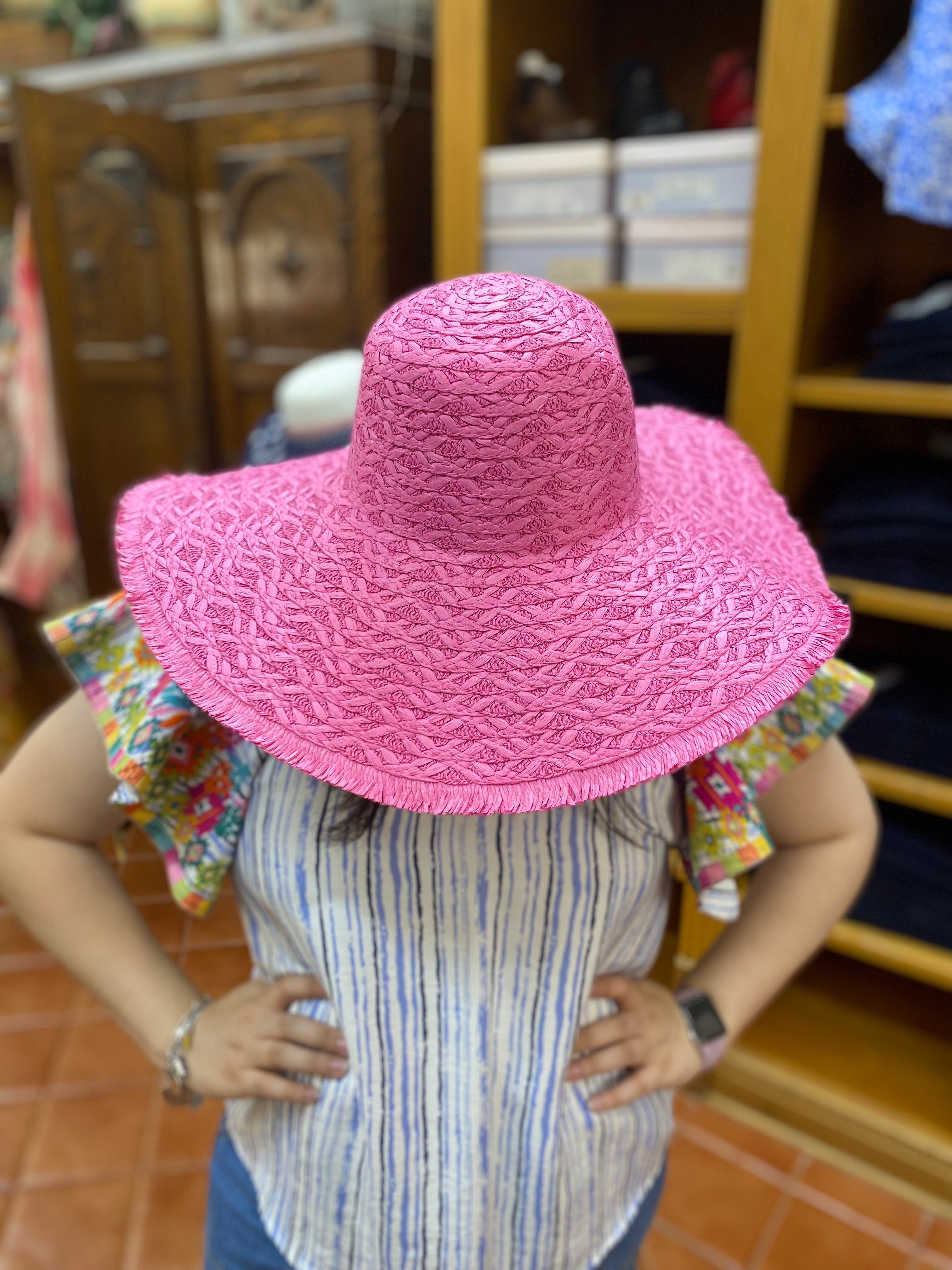 Hot Pink Summer Time Hat