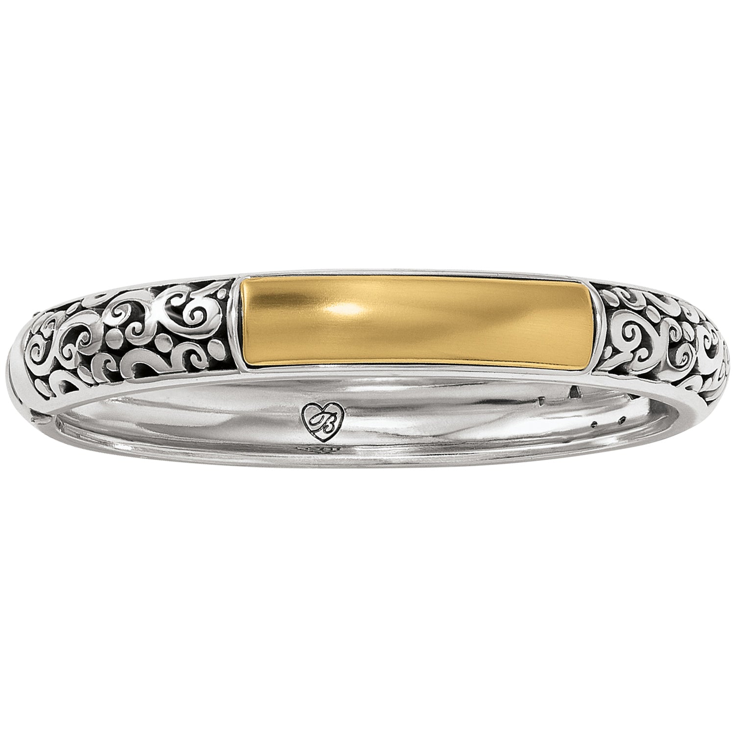 Catania Hinged Bangle/SILVER-GOLD