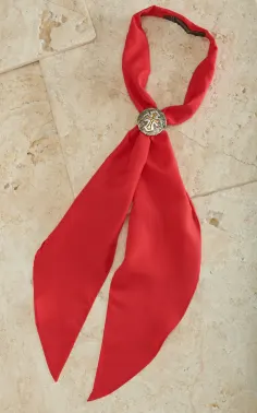 RED Scarf Tie