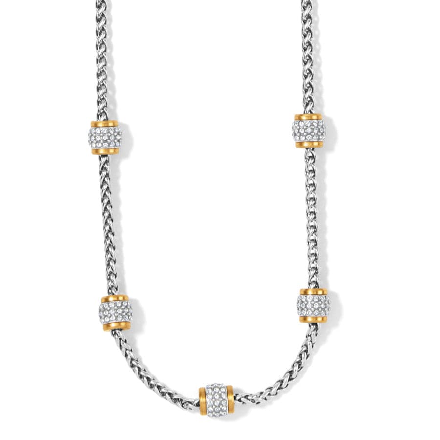 Meridian Petite Short Necklace-Silver/Gold