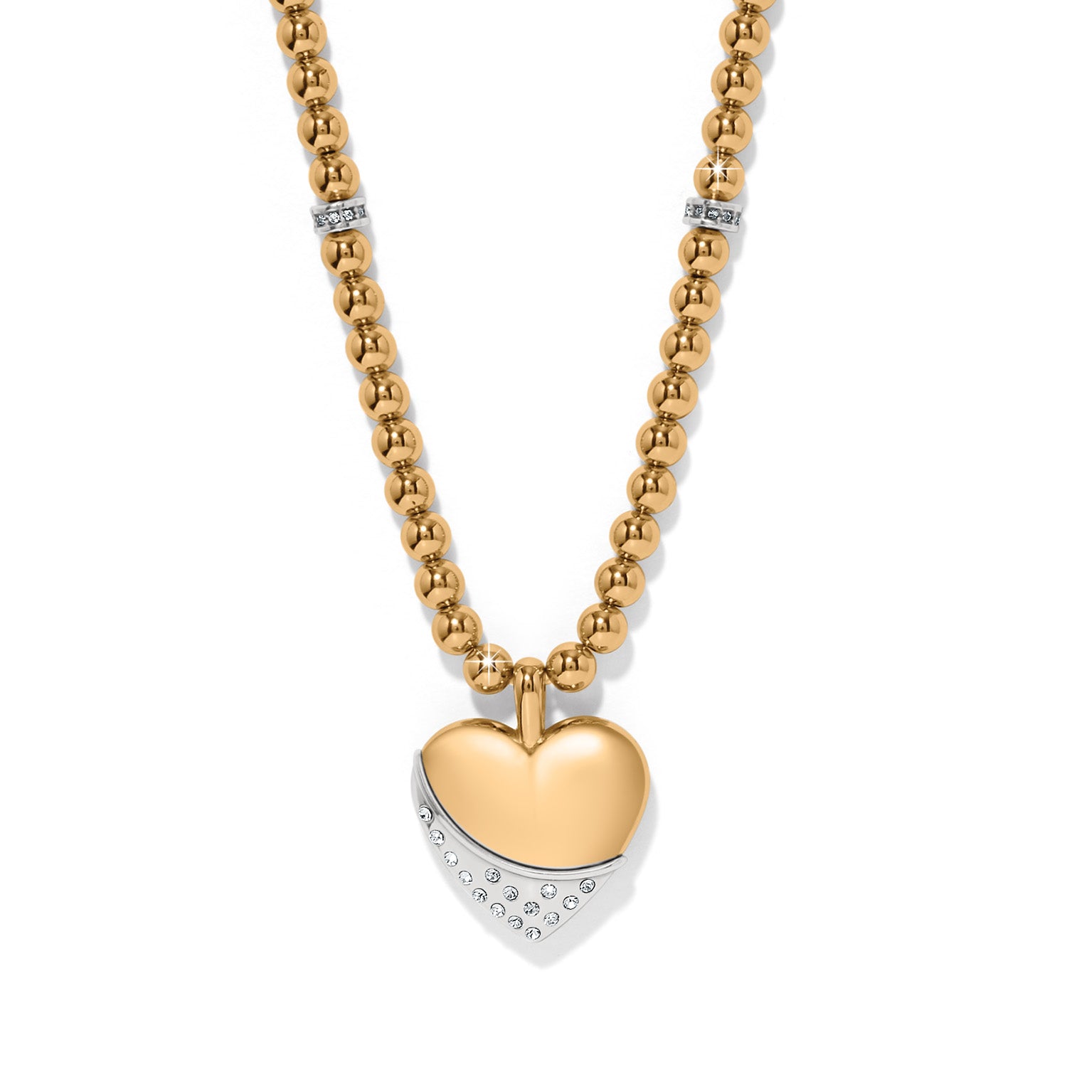 Meridian Petite Wave Heart Necklace