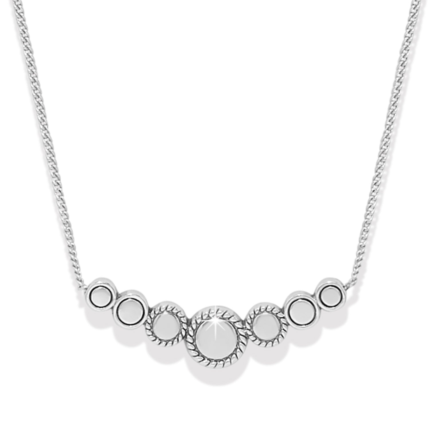 Illumina Celeste Bar Necklace/Silver