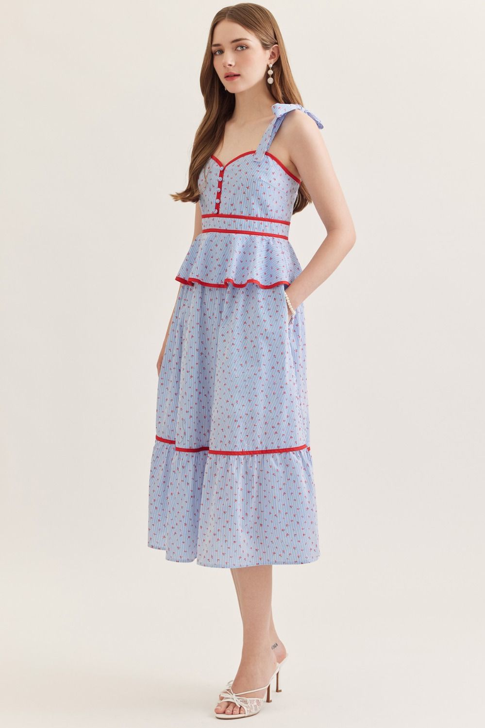 Picnic Charm Midi Dress