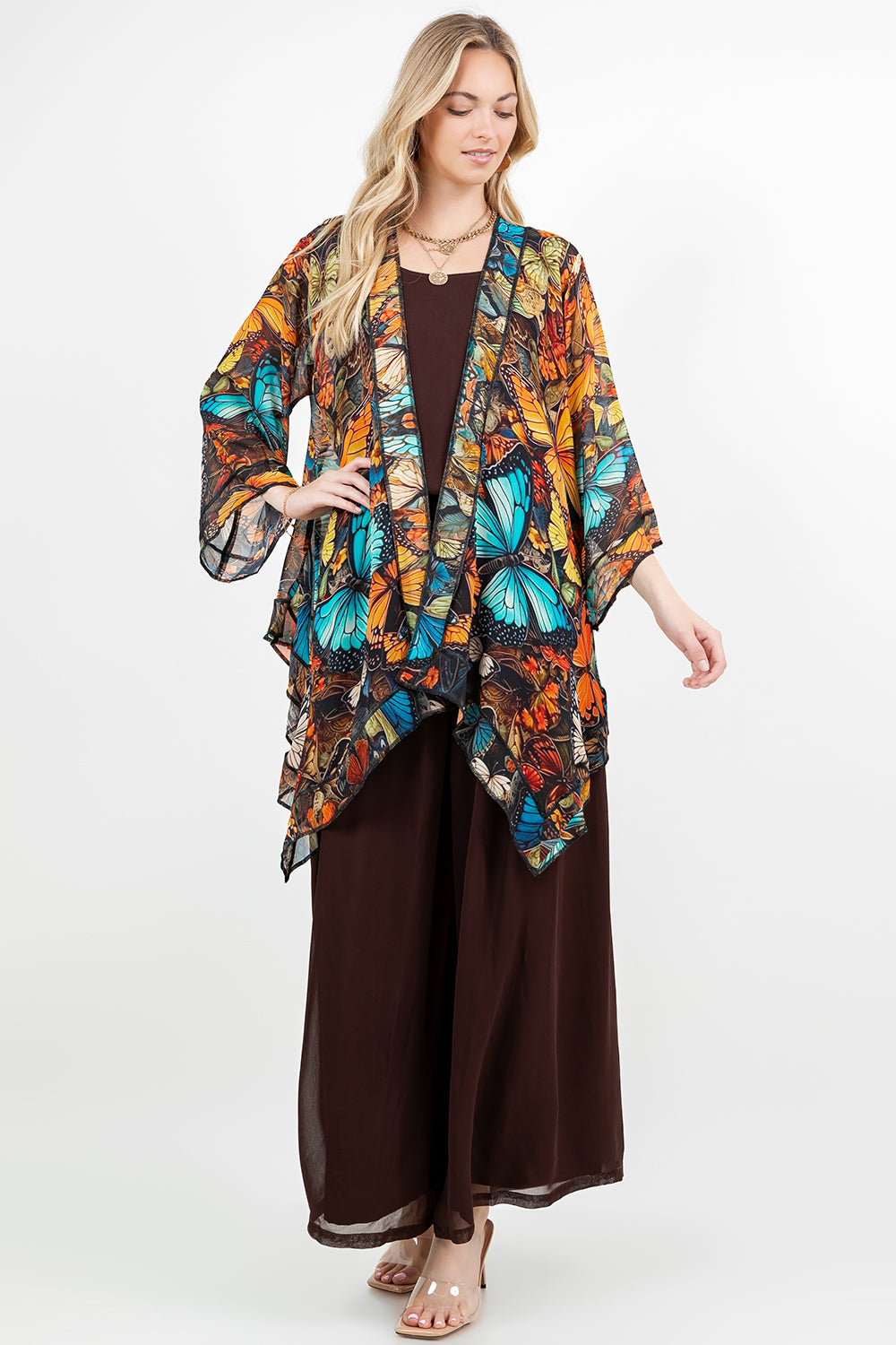 All Over Butterflies Art Silk Jacket