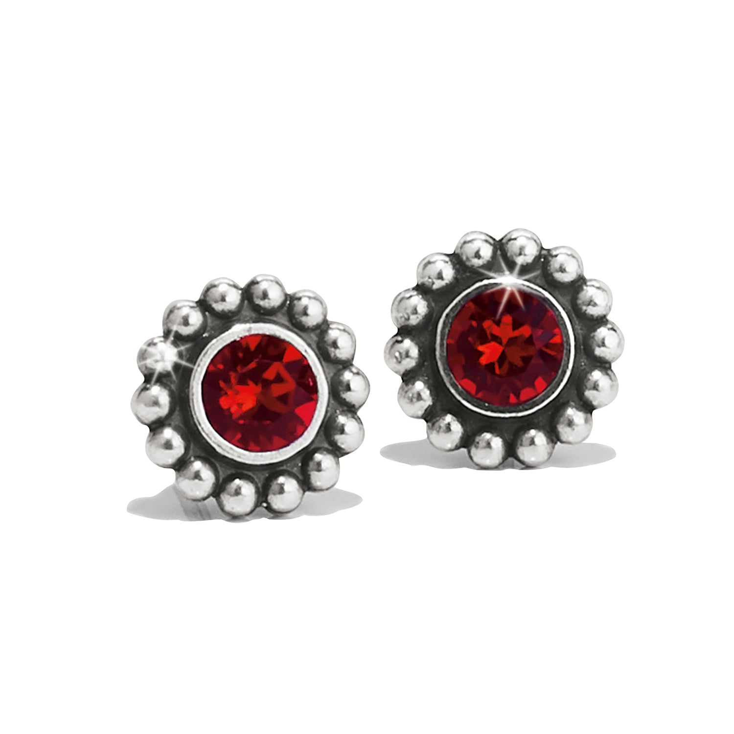 Twinkle Mini Post Earrings-Ruby