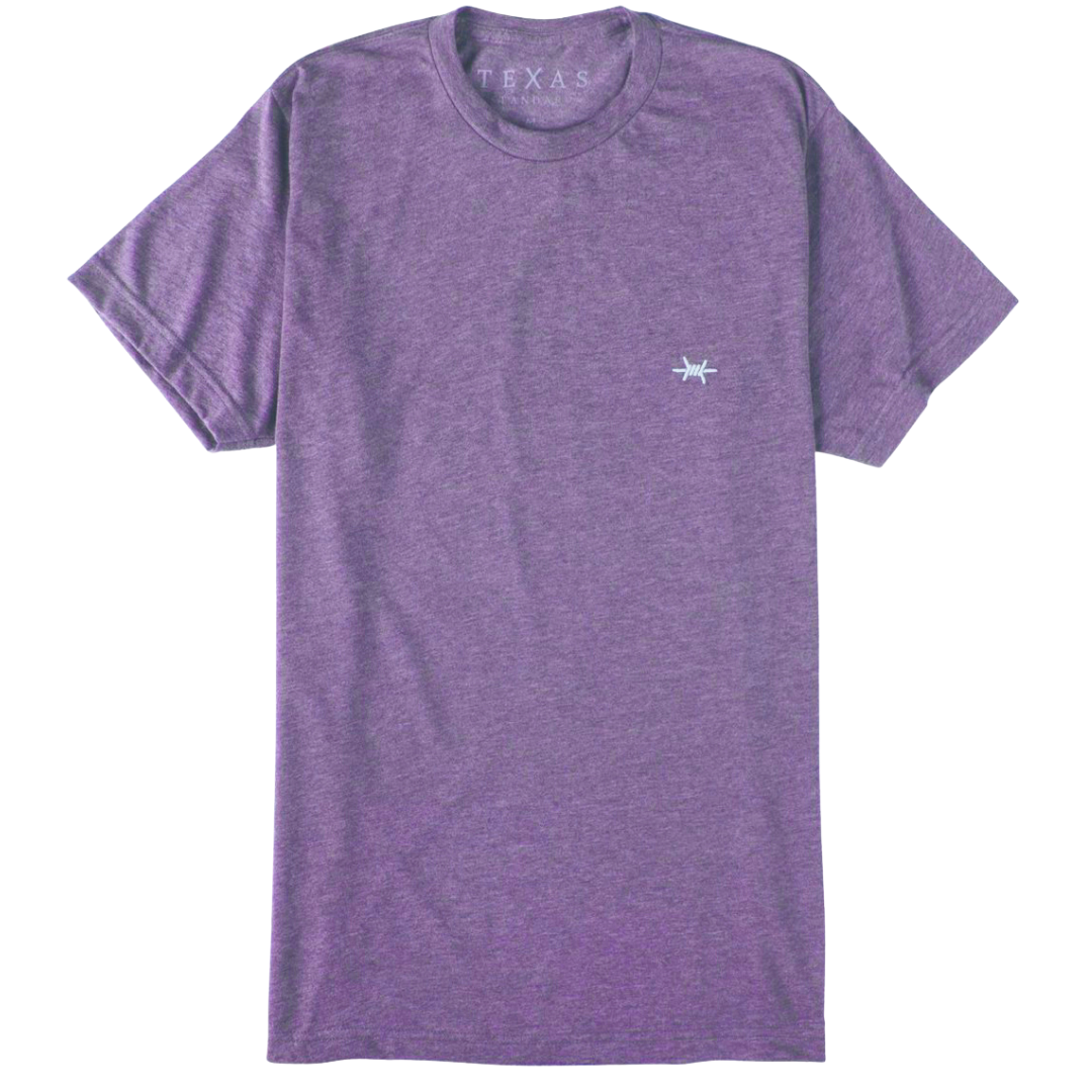 Performance Hybrid Tee-Heather Purple by Texas Standard
