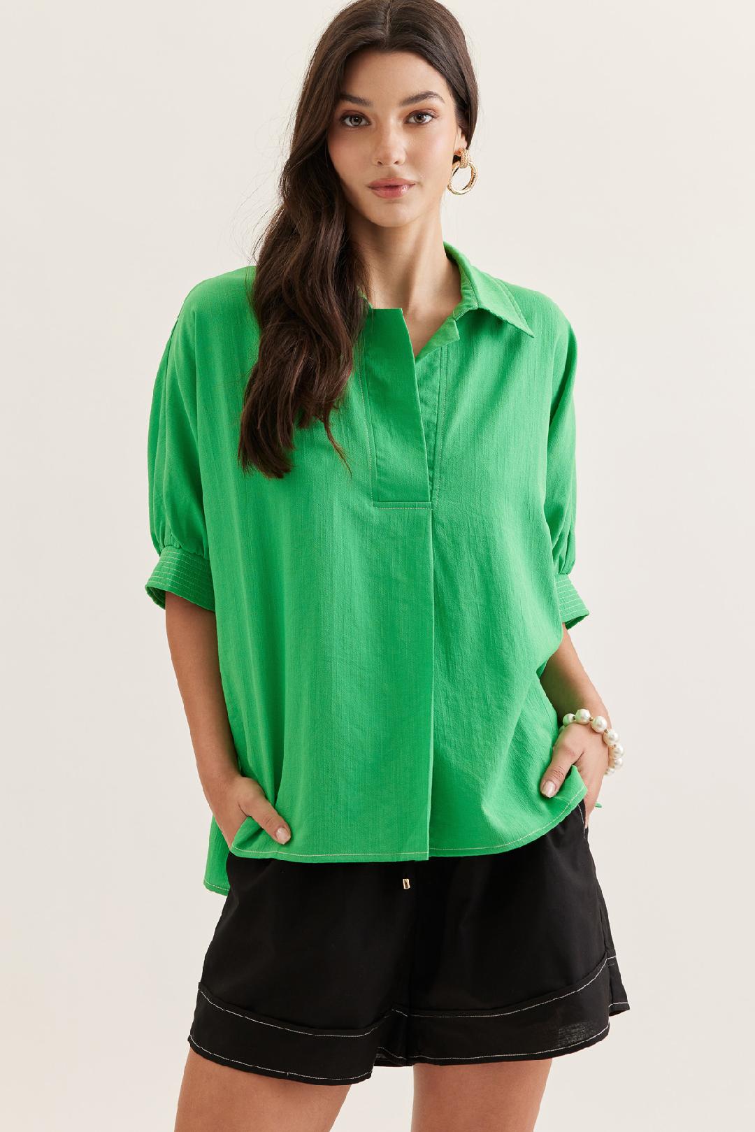 Kelly Green Easy Breezy Top