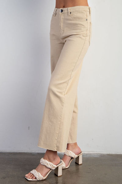 パンツ high waist straight twill pants Alex Mill Neil High Waist Straight Leg Utility Twill Pants