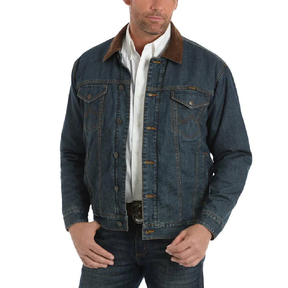 Wrangler Mens Concealed Carry Denim Jacket