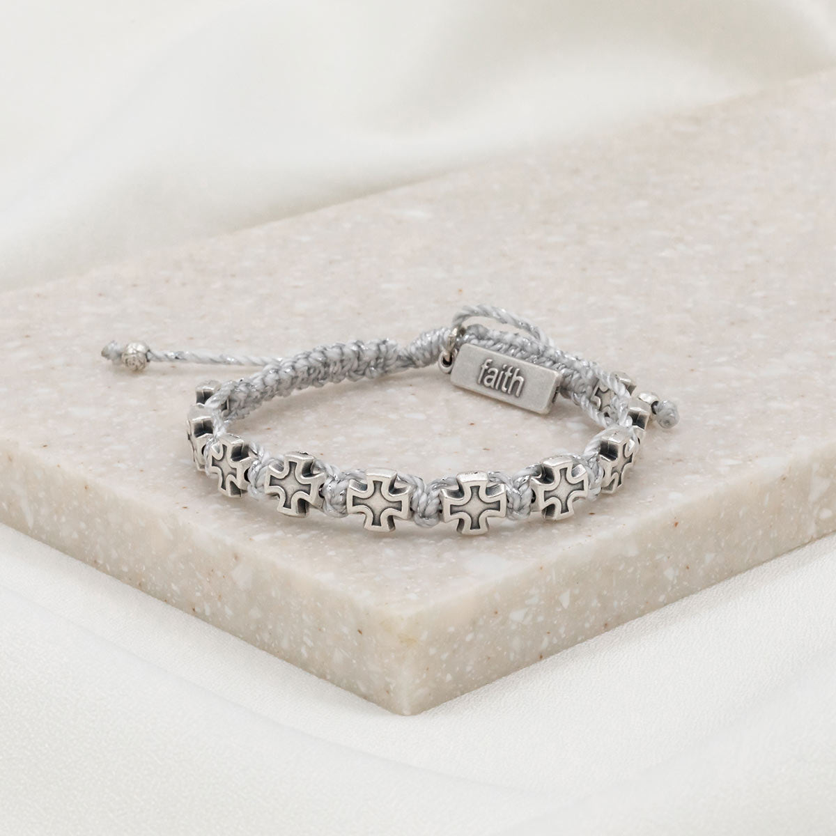 Faith Blessing Bracelet/Silver